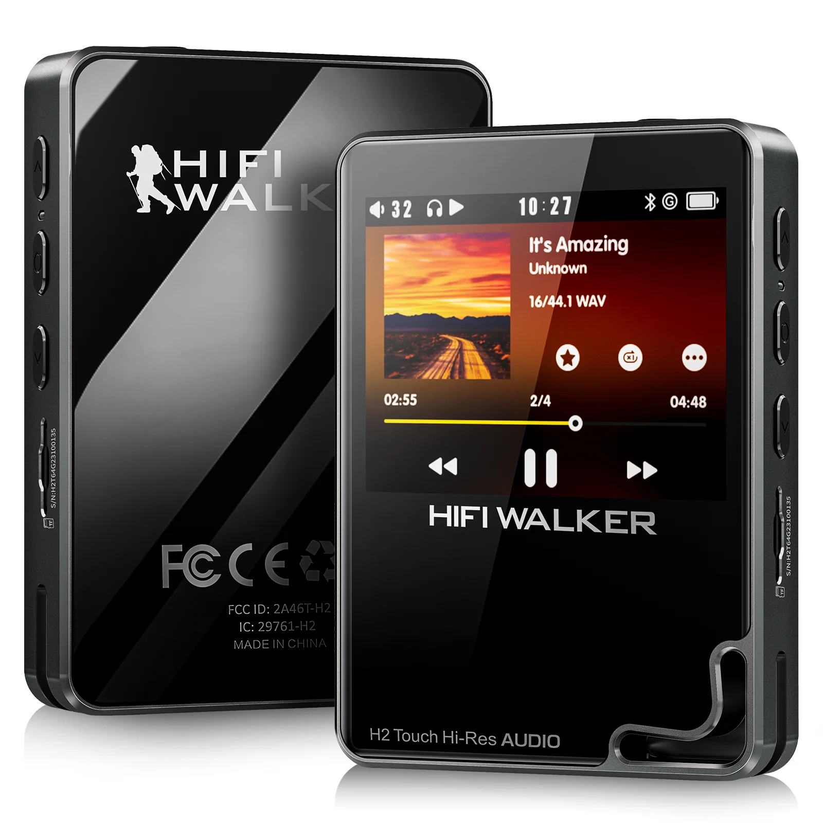 HIFI WALKER H2 Touch Hi-Res Audio Player - Image 3