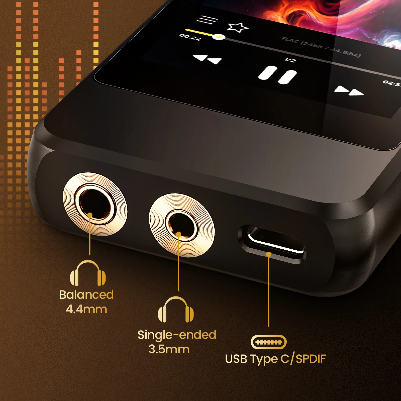 HIFI WALKER H20 Pro Hi-Res Audio Player - Image 6