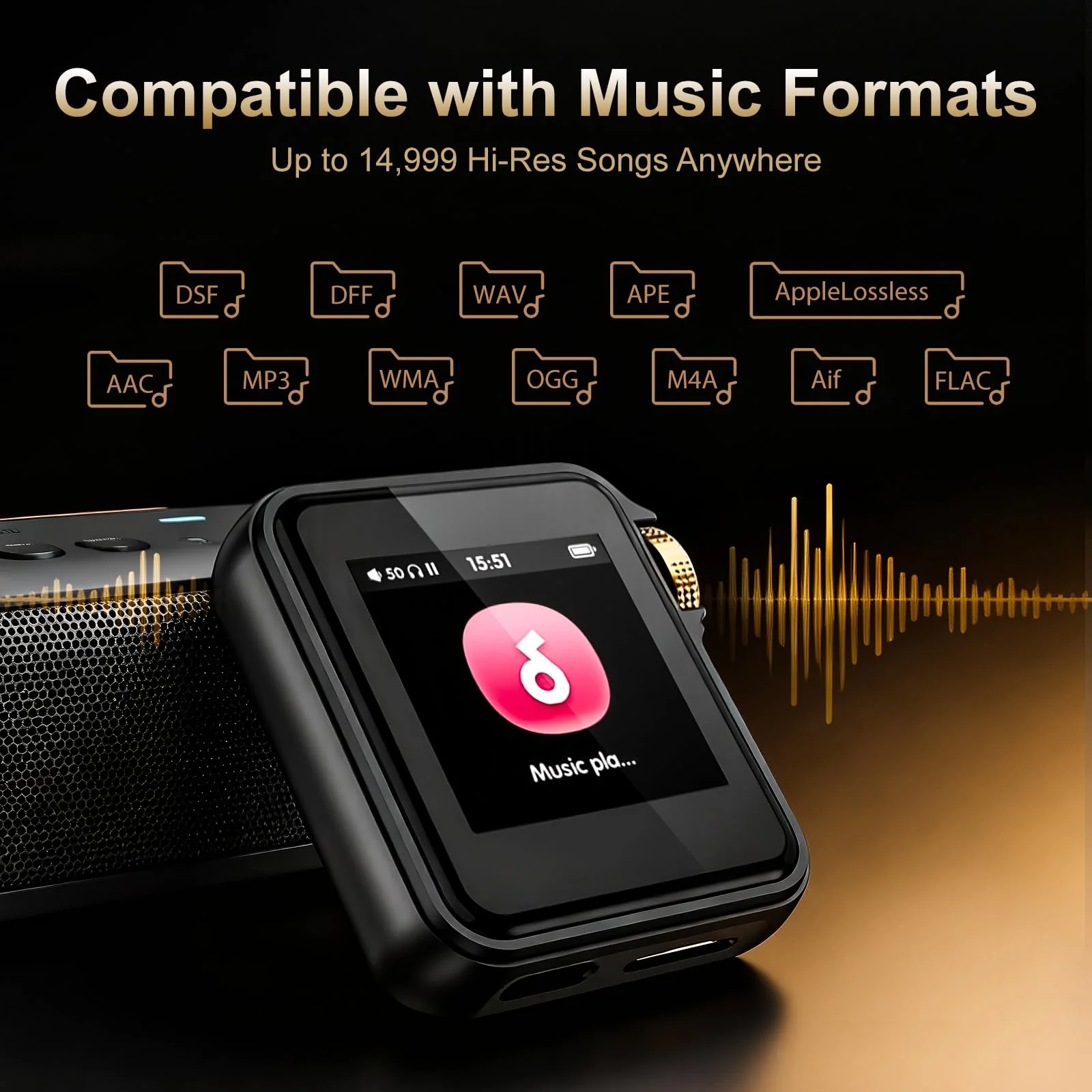 HIFI WALKER H2 Mini Hi-Res Music Player - Image 5